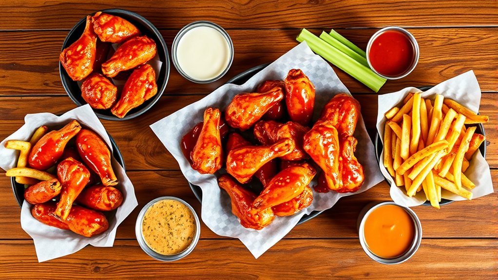affordable customizable wing meal