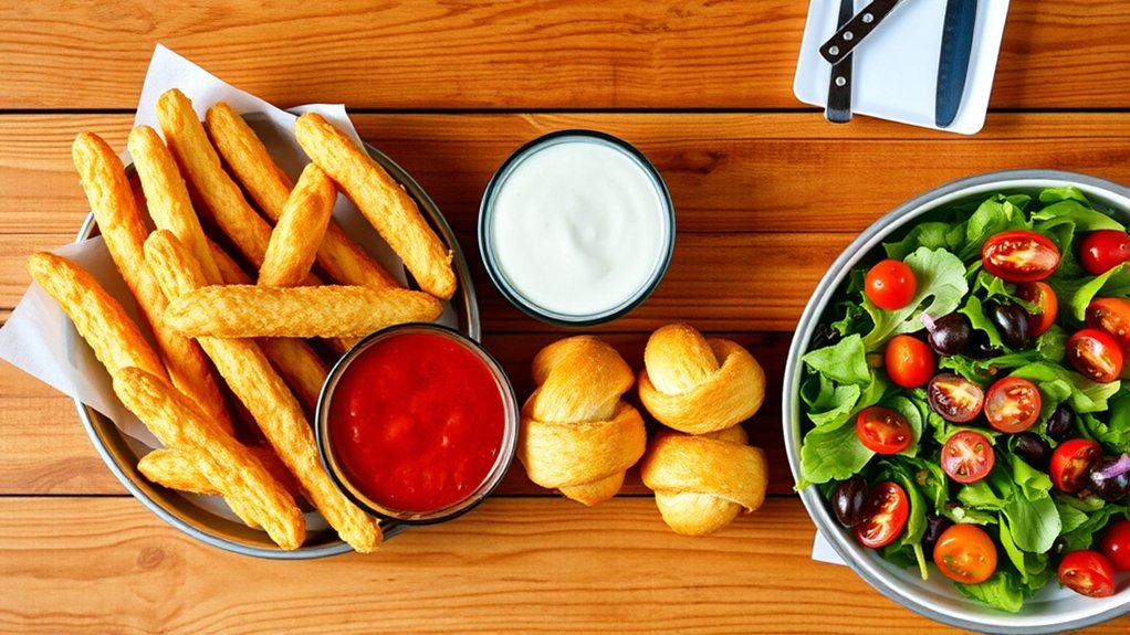 affordable pizza sides pairing