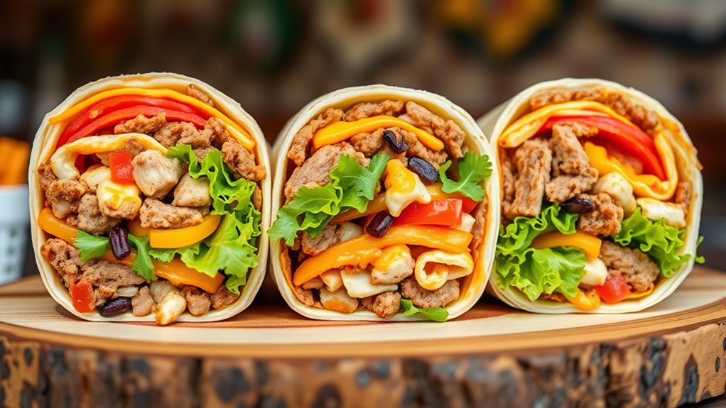 bold flavorful signature burritos