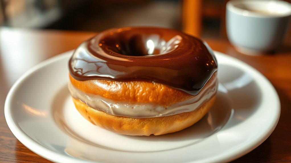 chocolate glazed donut perfection