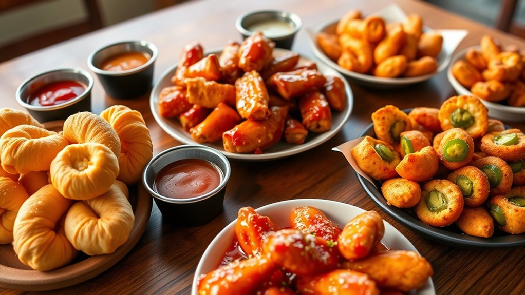 flavorful crispy garlic wings