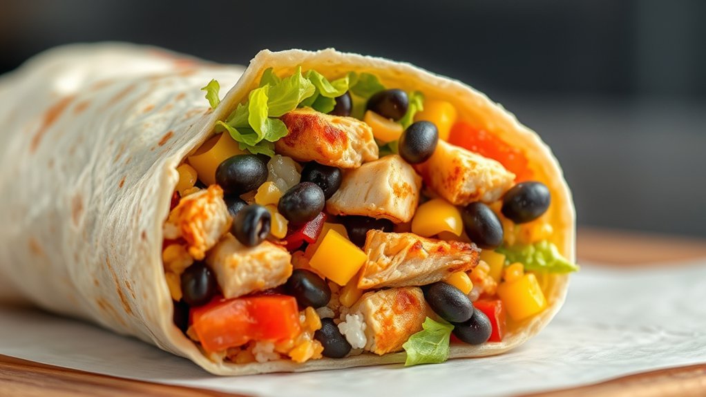 flavorful customizable burritos