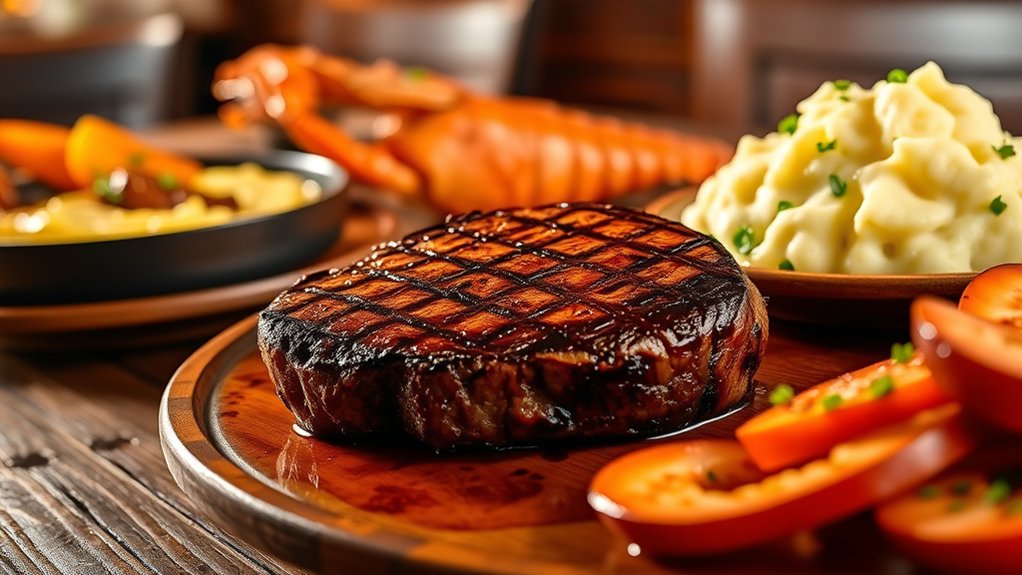 flavorful seasoned grilled steaks