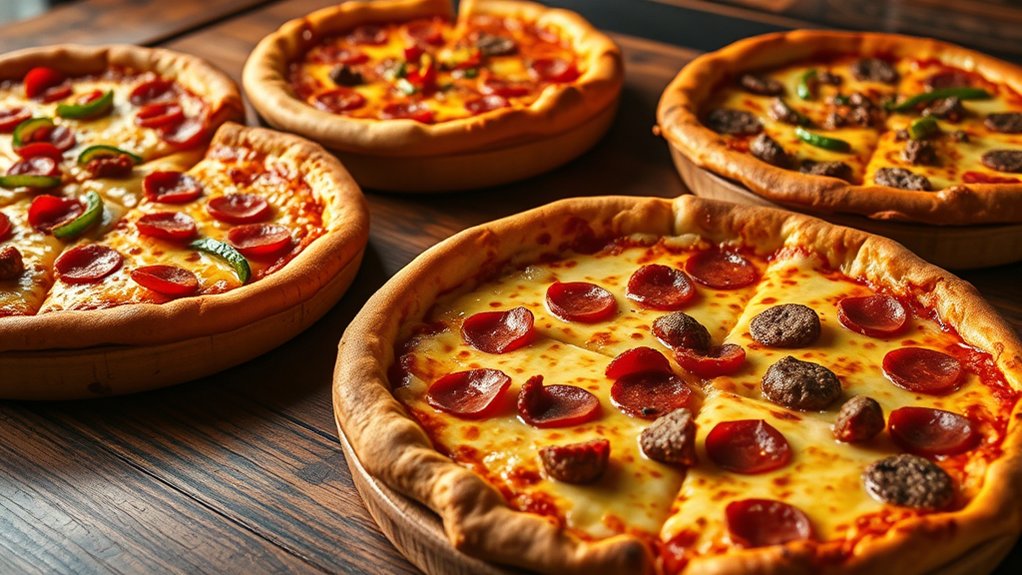 hearty cheesy deep dish