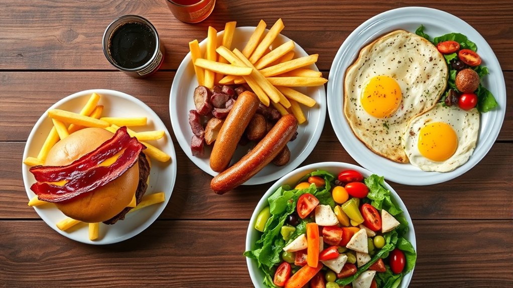 hearty diverse menu options