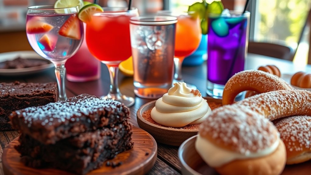 perfect drinks and desserts