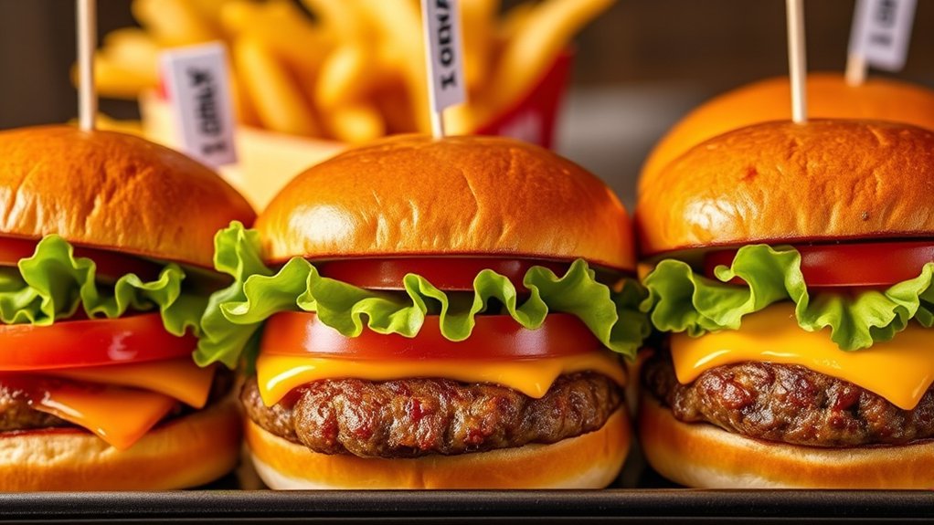 popular affordable burger options