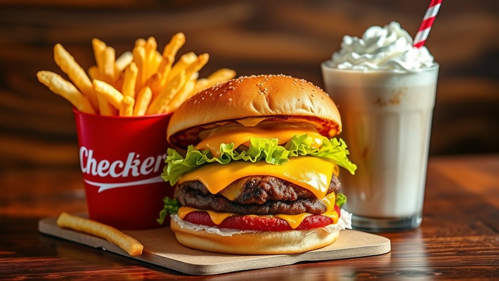 popular checkers menu items
