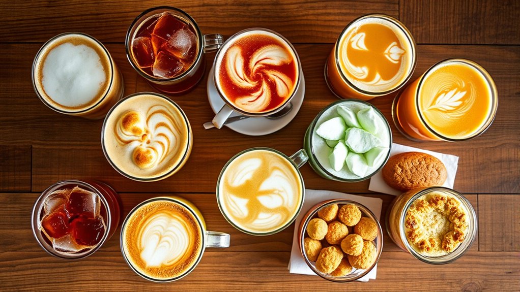 popular coffee tea items