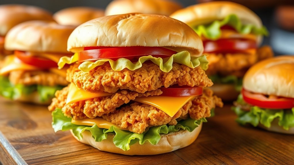 popular crispy chicken sandwiches