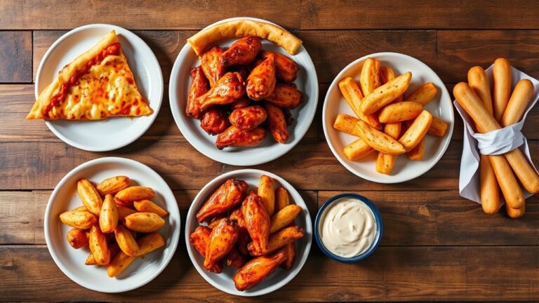 popular domino menu options