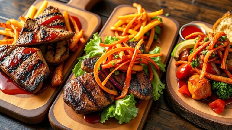 popular free menu selections