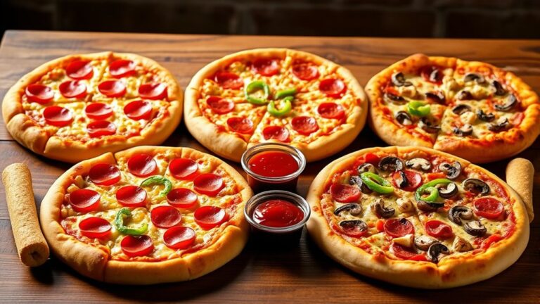 popular jet pizza selections