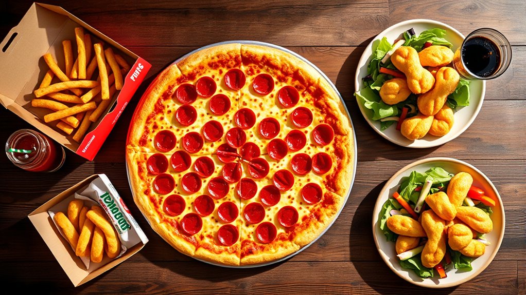 popular papa john menu
