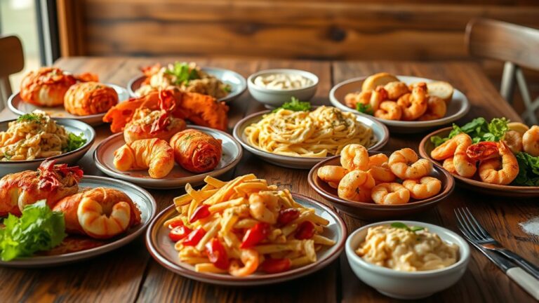 popular seafood menu options