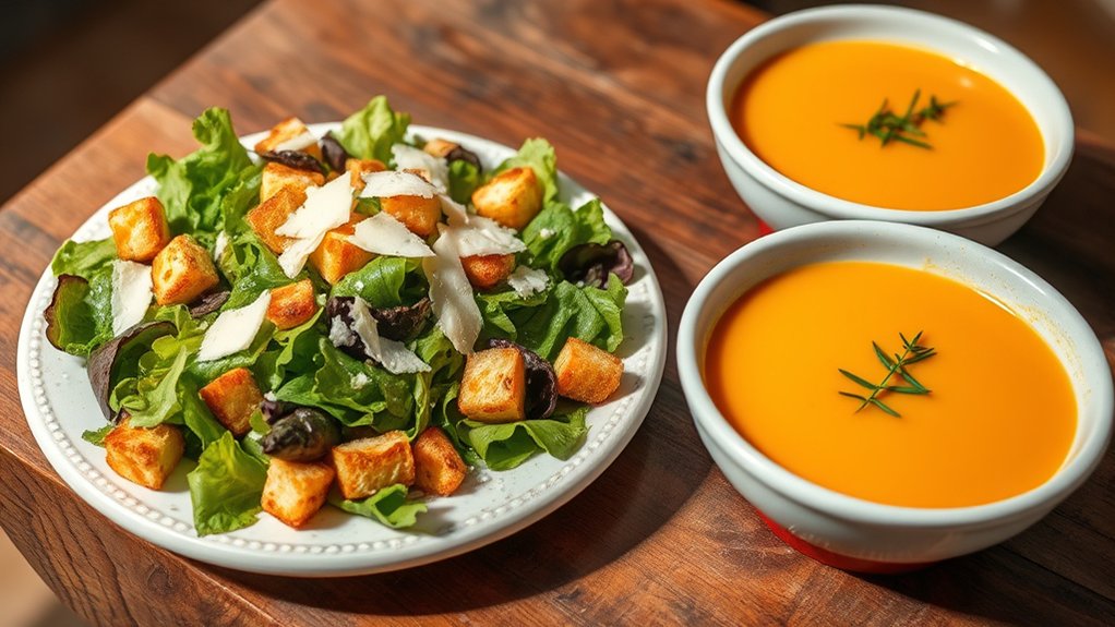 salads and soups pairings