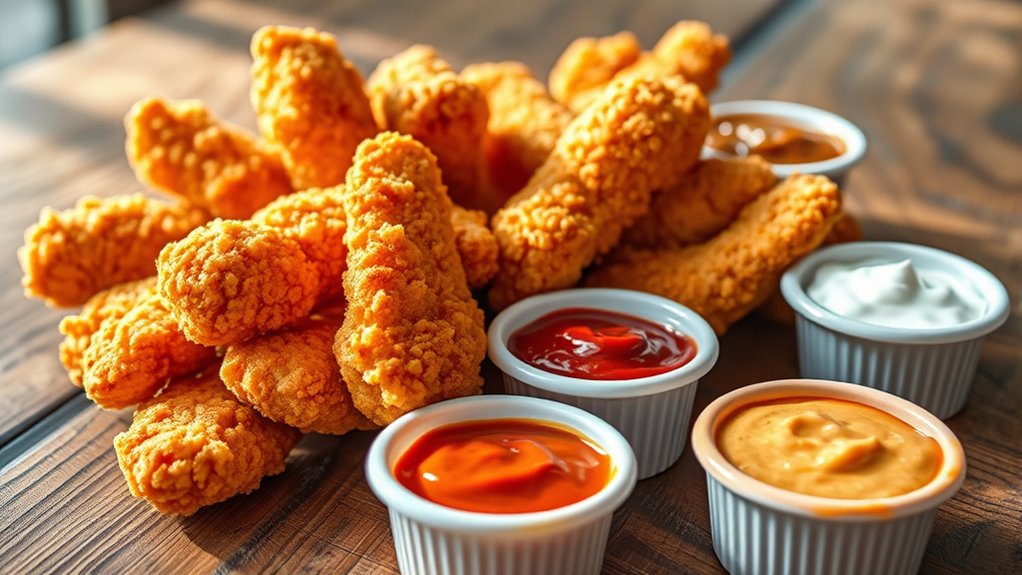 signature sauces and dips