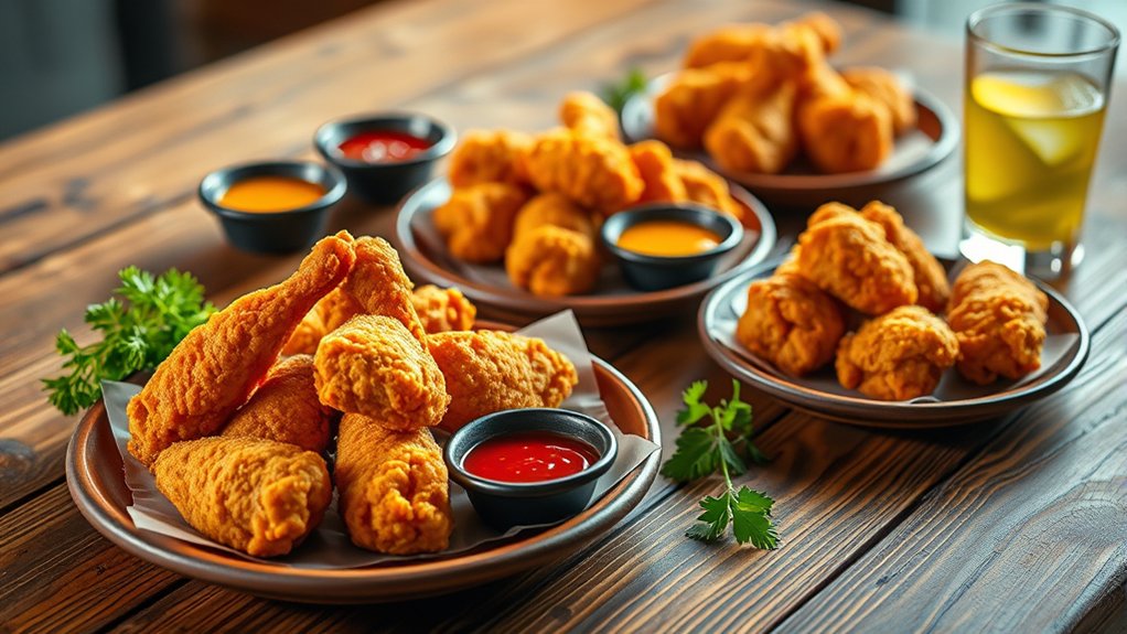 spicy crispy chicken options
