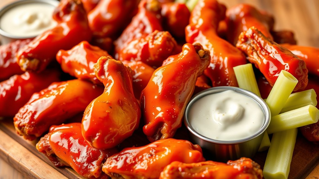 sweet spicy wing sauces