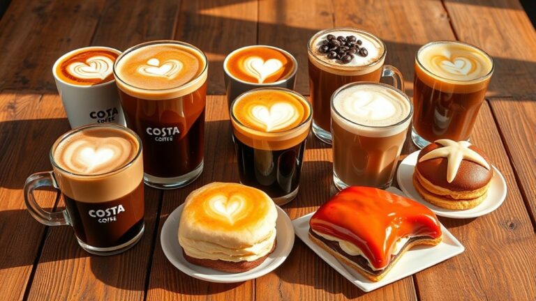 top costa coffee picks