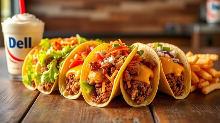 top del taco menu options
