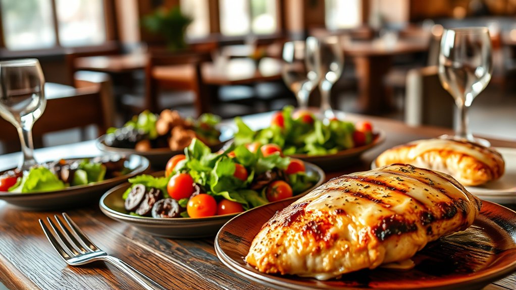 top entrees with prices