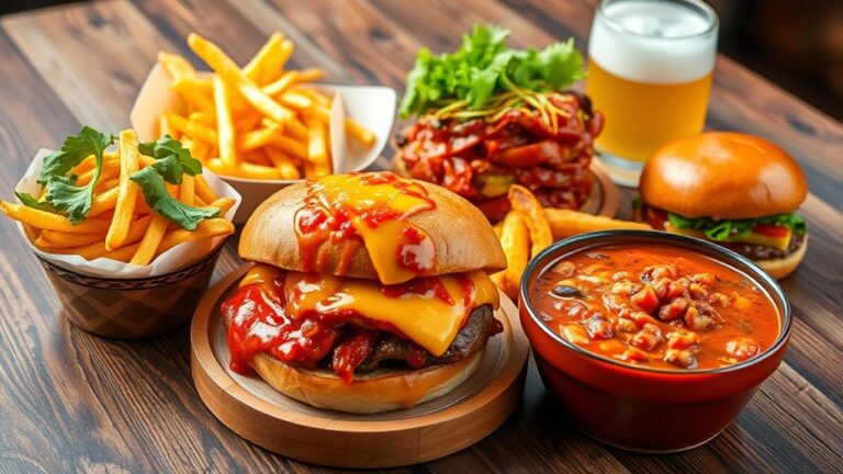 top rally menu items