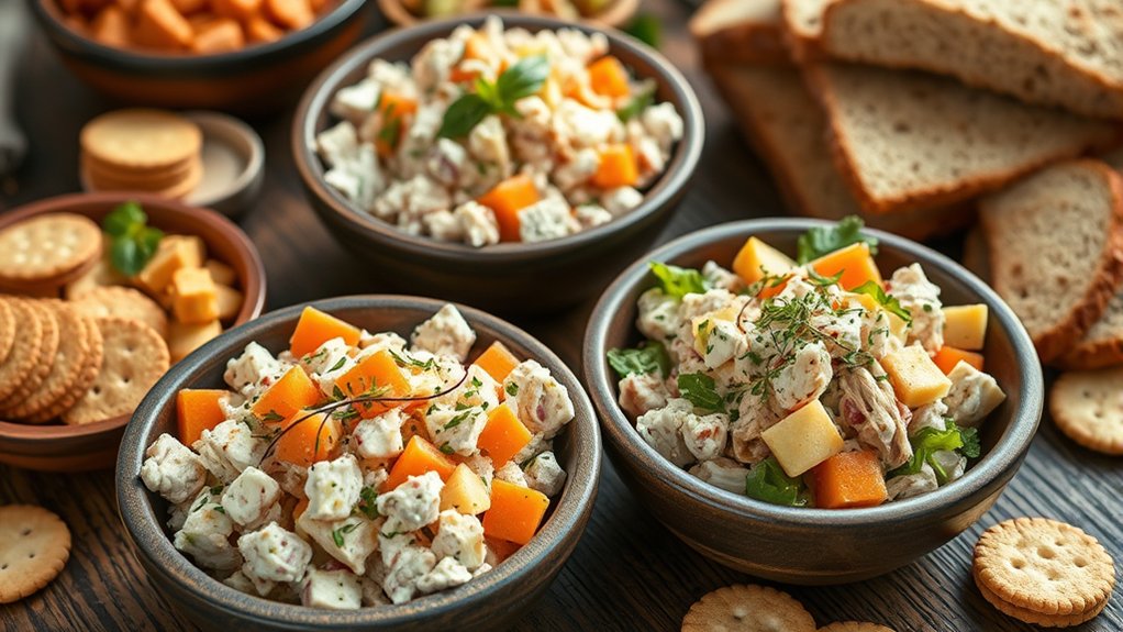 unique bold chicken salad flavors