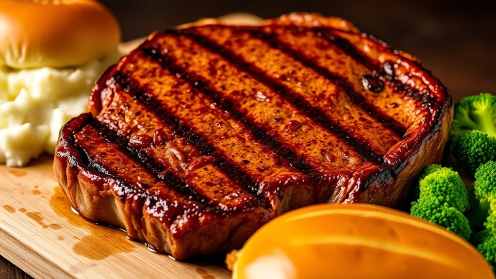 variety of steaks offered
