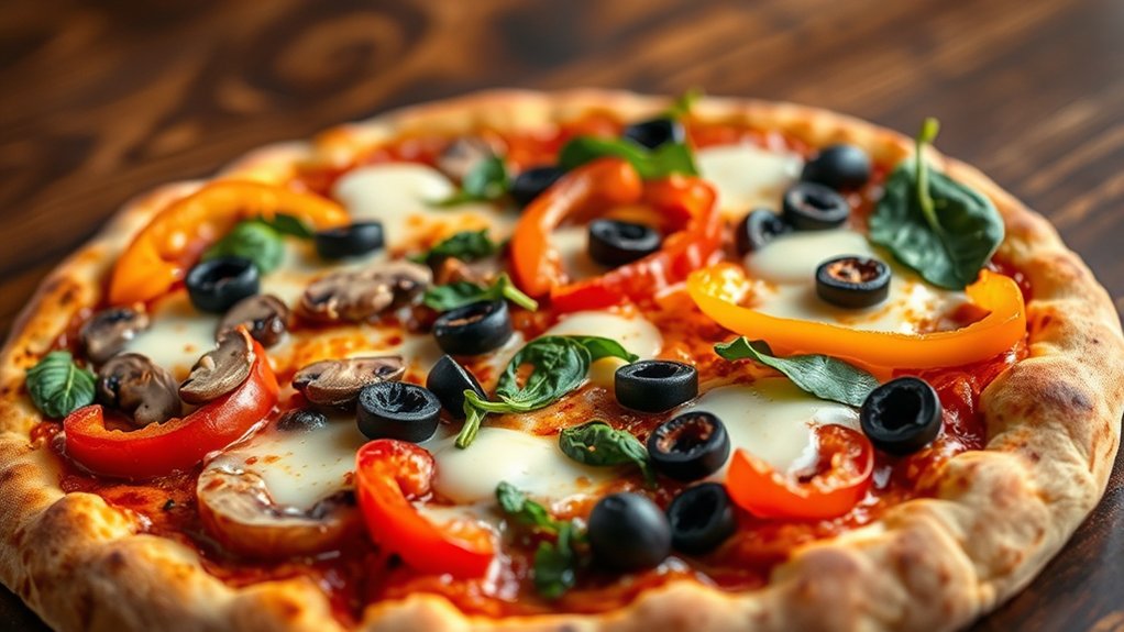 veggie packed flavorful balanced pizza