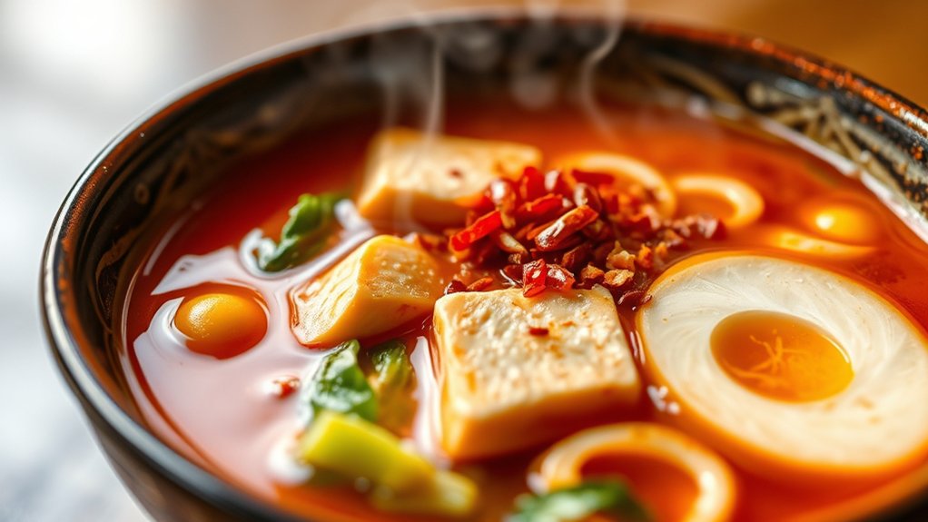 vibrant plant based spicy broth