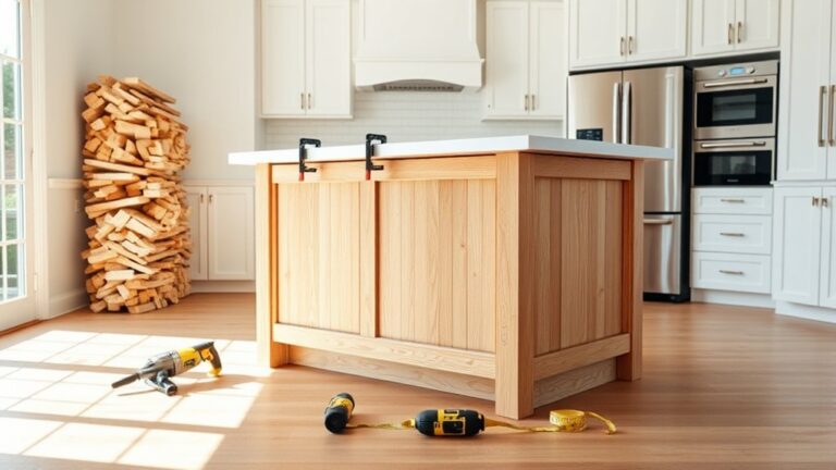 build a functional kitchen island