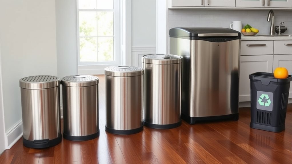 choose trash can size