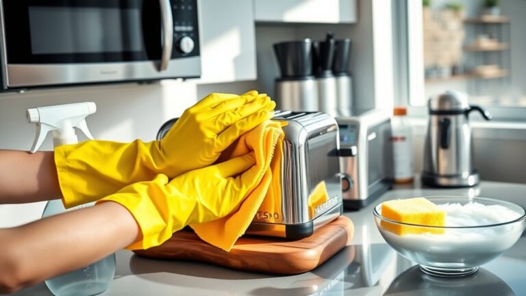 clean kitchen appliances easily