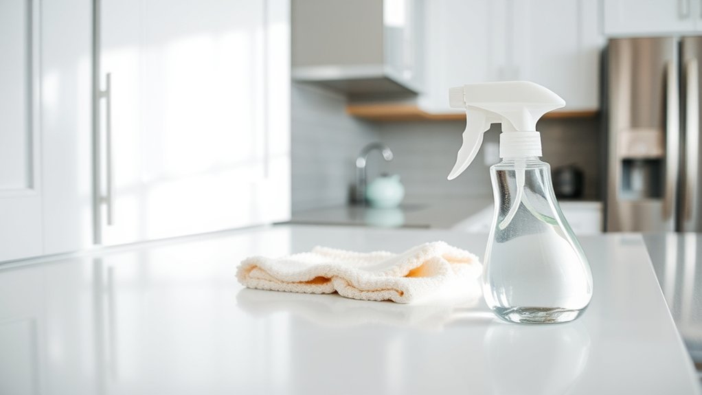clean kitchen cabinet grease