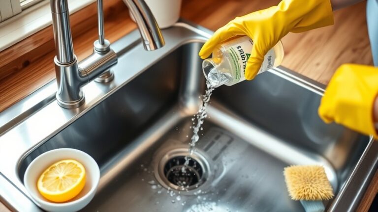 clean sink drain easily