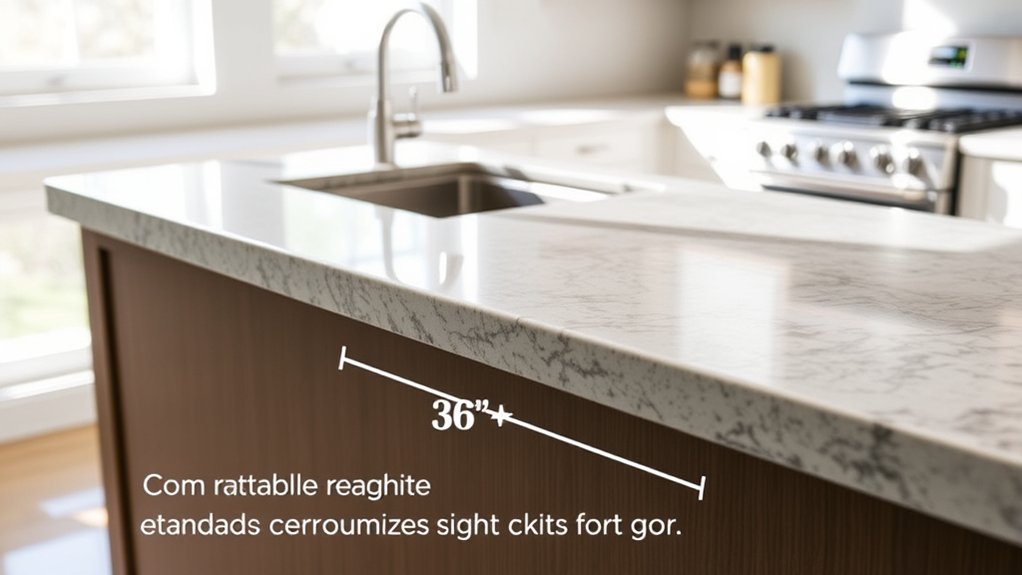 counter height measurement standards