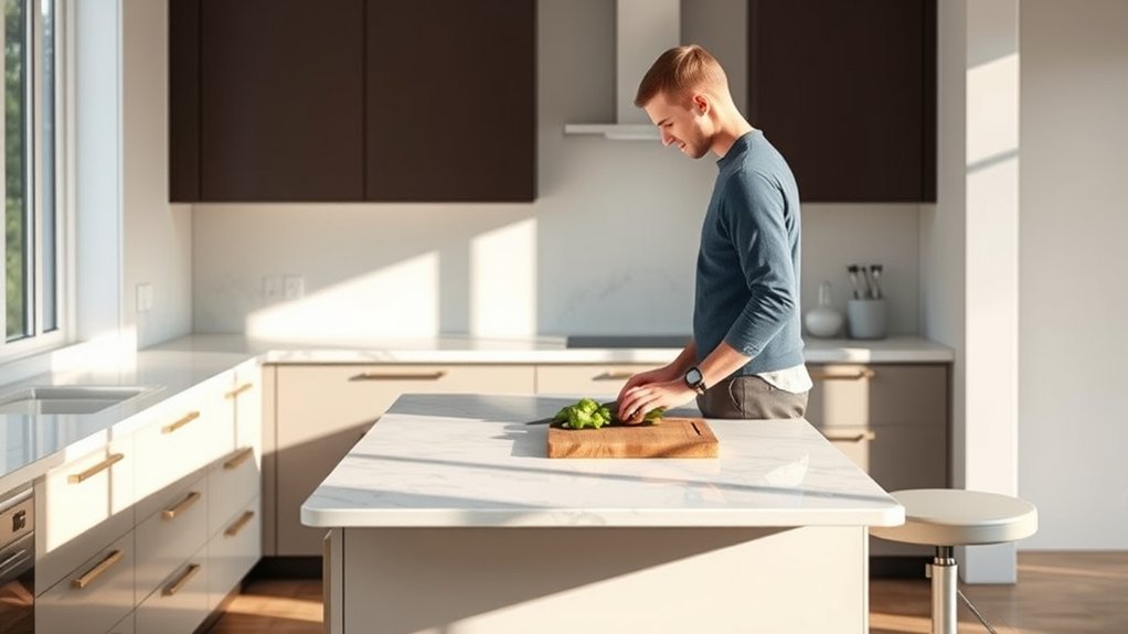 customized kitchen counter heights