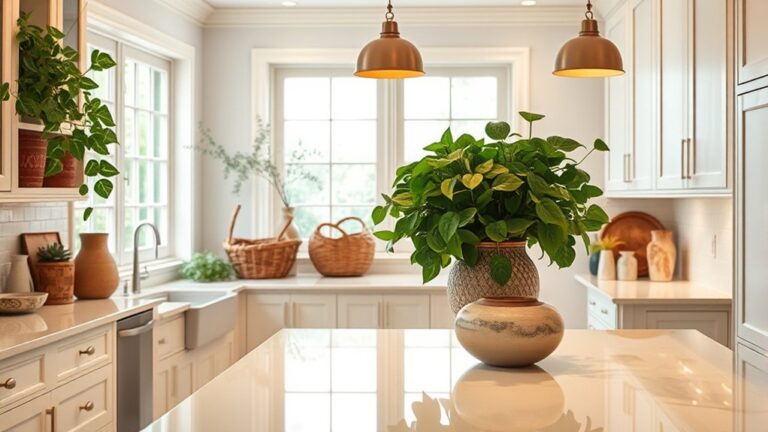 decorate above kitchen cabinets