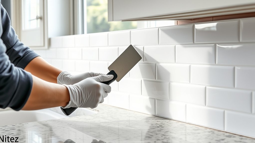 easy kitchen backsplash installation