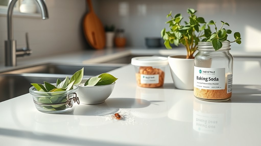 eliminate roaches with bait