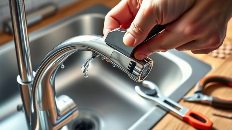 fixing a leaky faucet