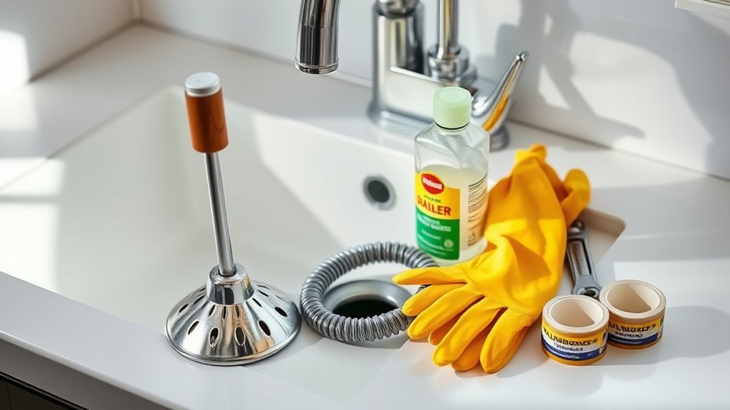 gather tools and safety precautions