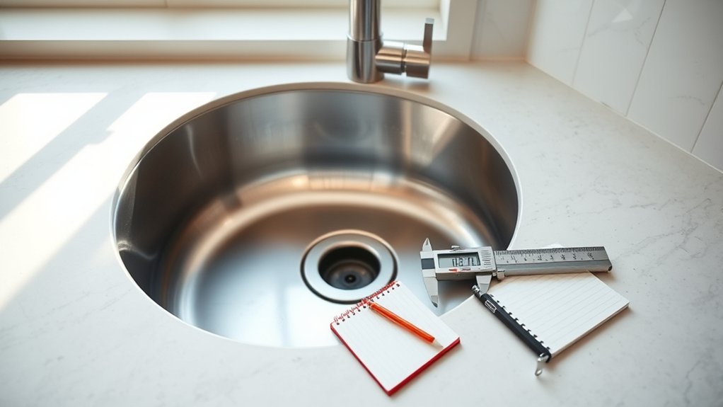 gather tools for accurate measuring