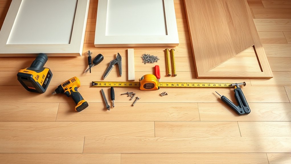 gather tools materials and hardware