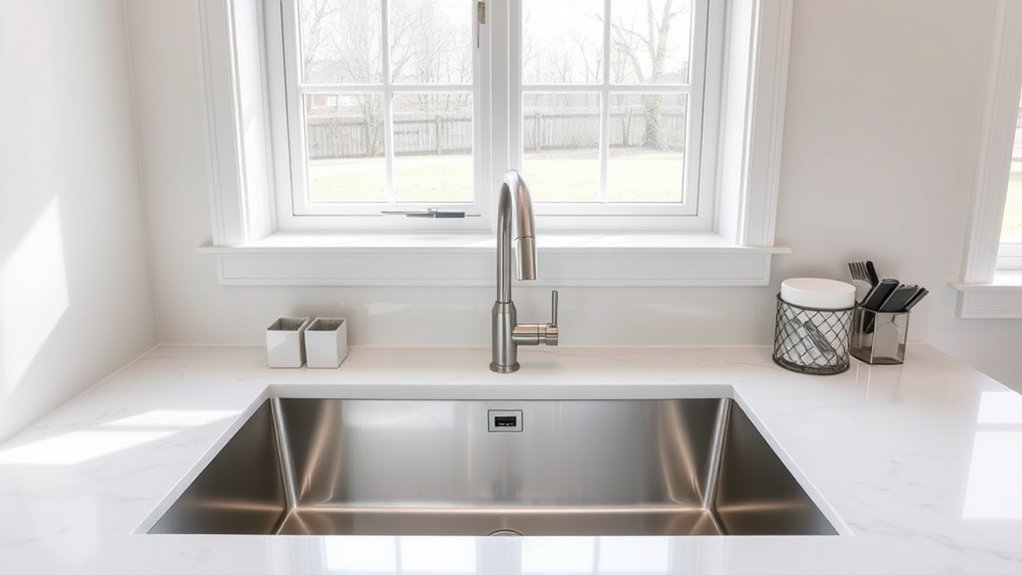 ideal kitchen sink width