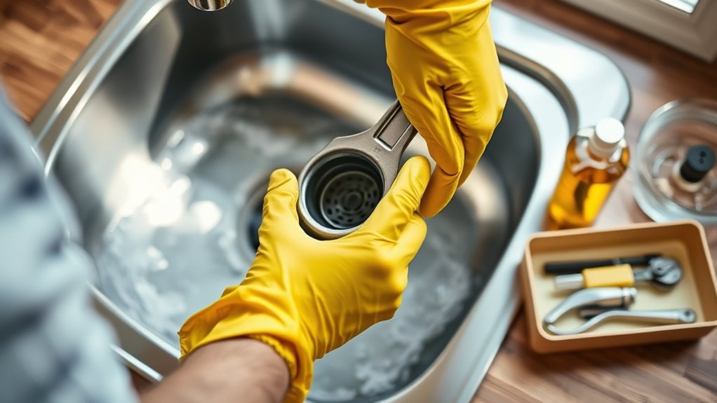identify sink blockage causes