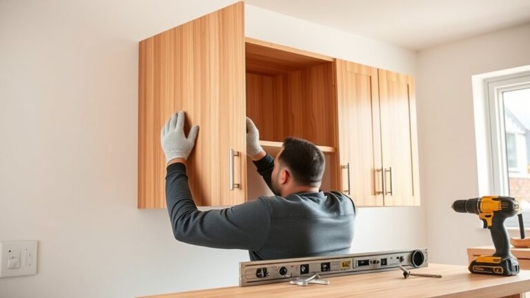 installing cabinets efficiently