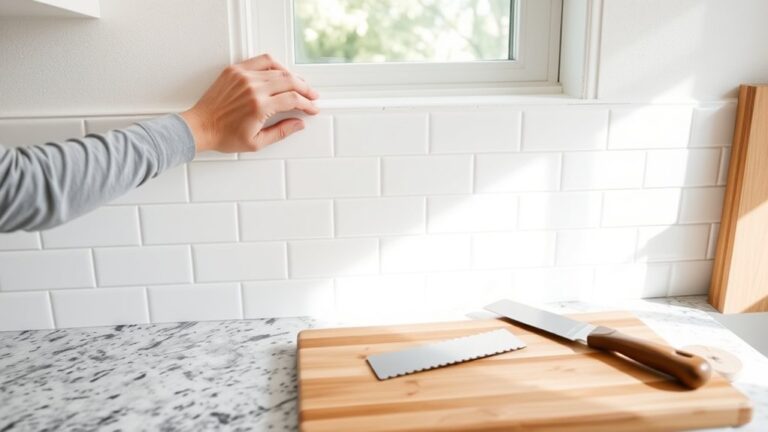 installing kitchen backsplash easily