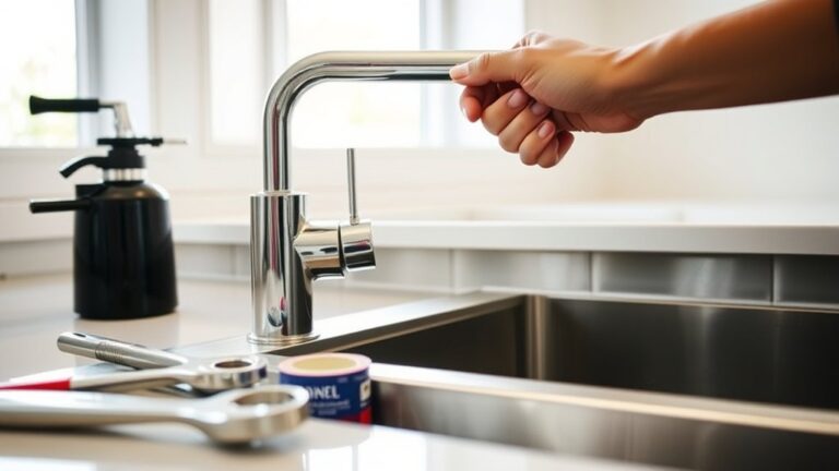 installing kitchen faucet steps